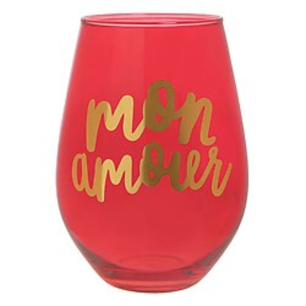 Oversized Wine glass Mon Amour - holds full bottle